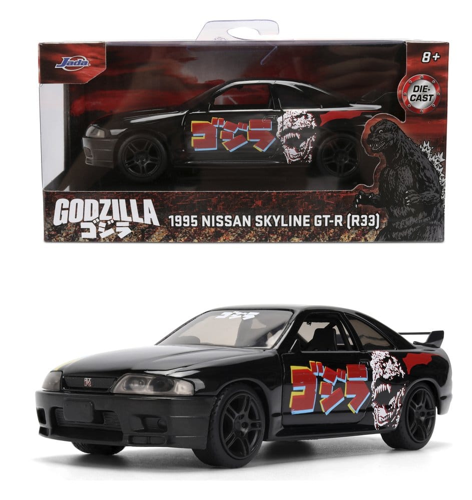 Godzilla Vehículo 1:32 Nissan Skyline GT-R R33 Surtido (6)