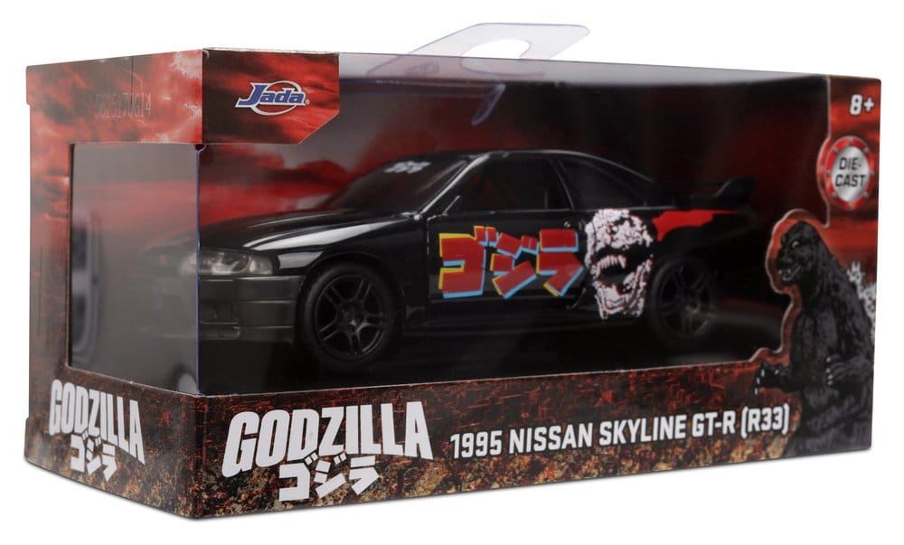 Godzilla Vehículo 1:32 Nissan Skyline GT-R R33 Surtido (6)