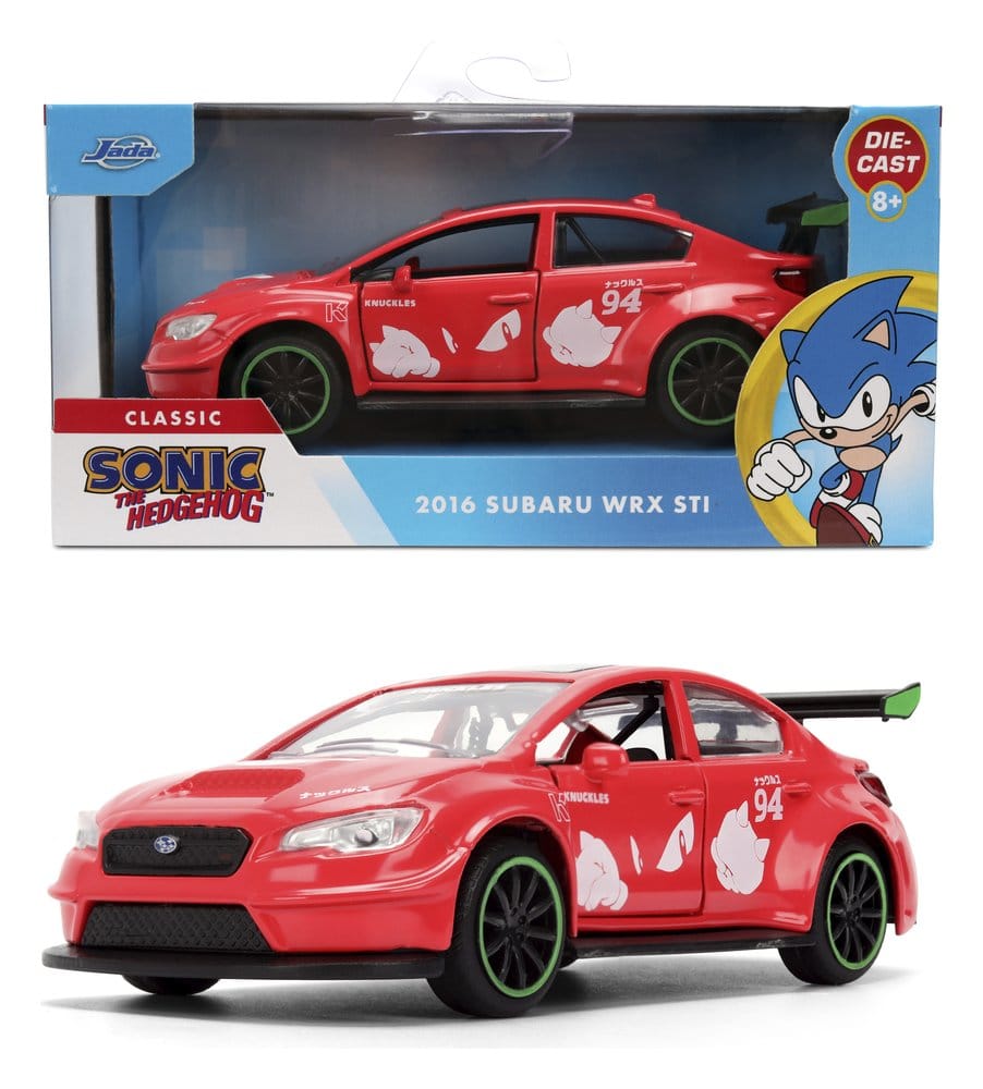 Sonic Vehículo 1:32 Knuckles 2016 Subaru WRX STI Surtido (6)