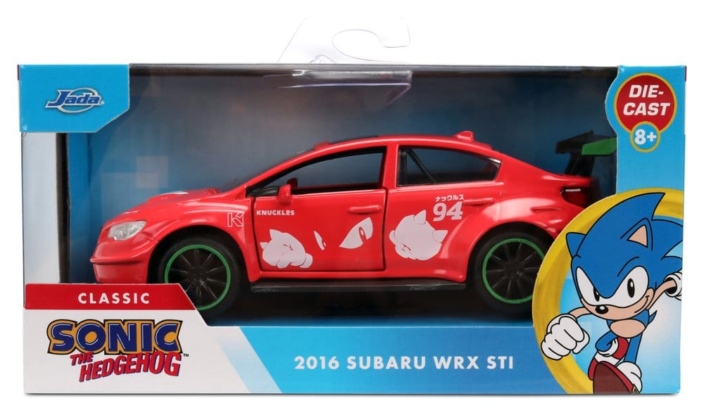 Sonic Vehículo 1:32 Knuckles 2016 Subaru WRX STI Surtido (6)