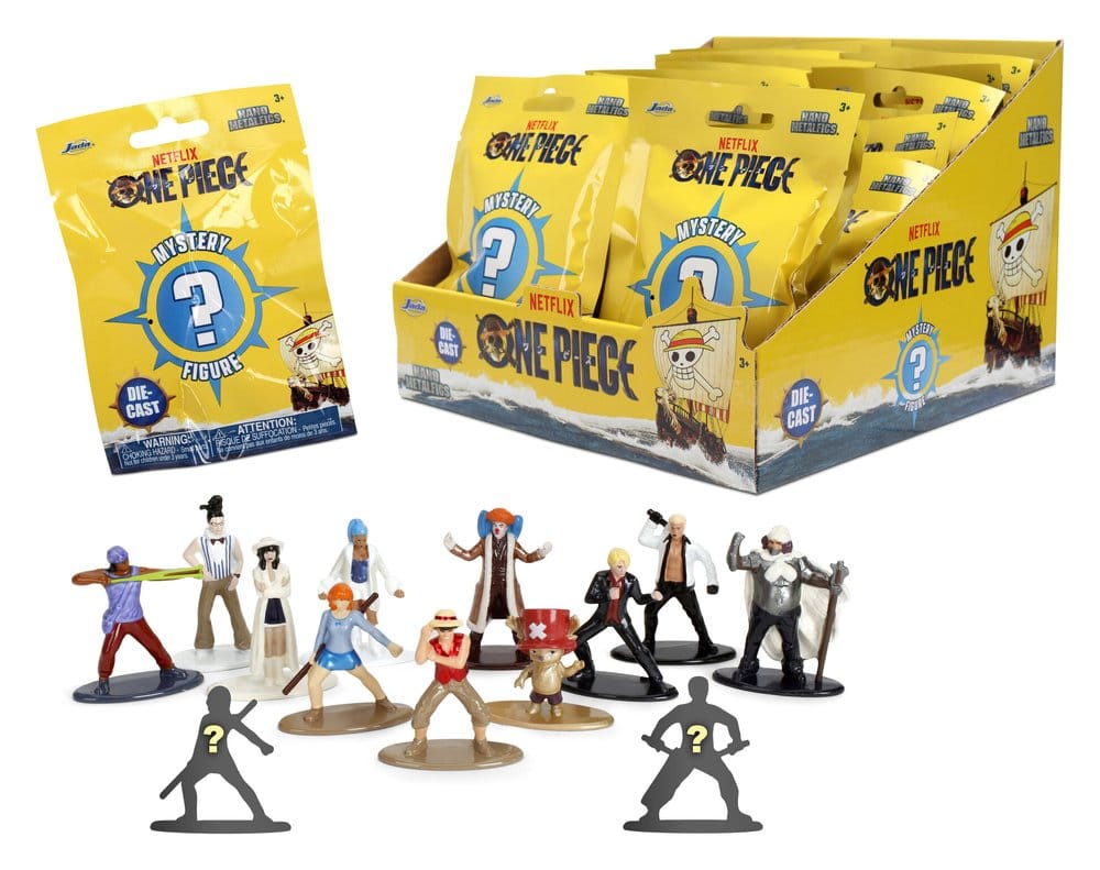 One Piece Nano Metalfigs Figuras Mini Blind Pack 5 cm Expositor (24) Frikytopia