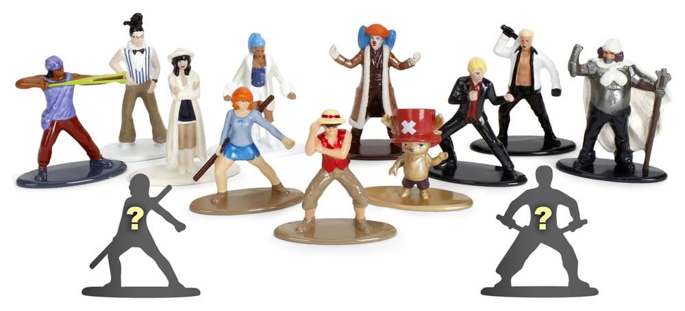 One Piece Nano Metalfigs Figuras Mini Blind Pack 5 cm Expositor (24)