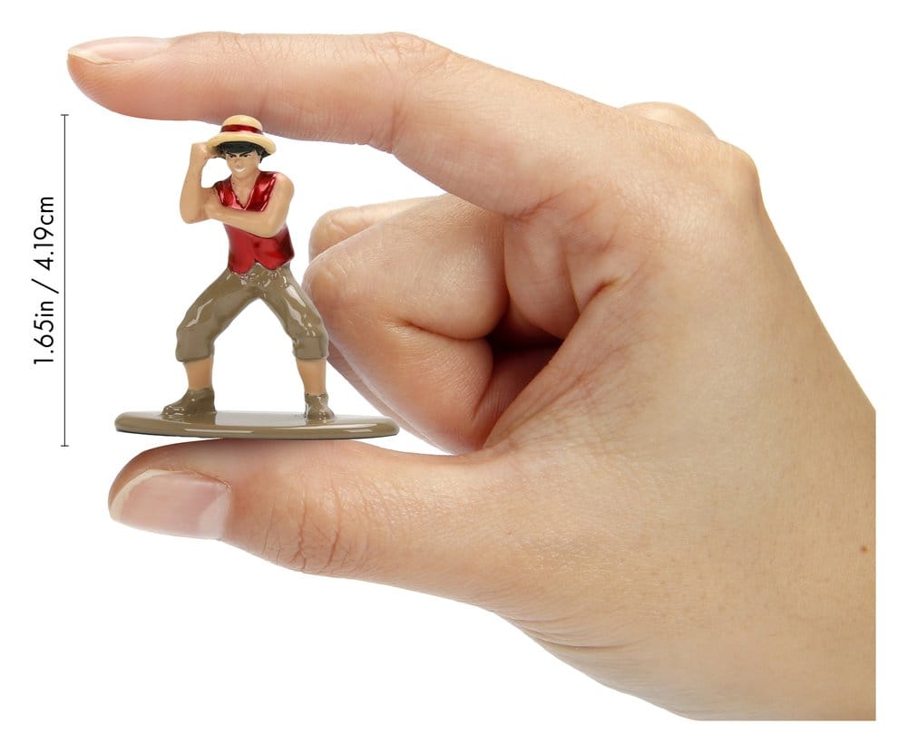 One Piece Nano Metalfigs Figuras Mini Blind Pack 5 cm Expositor (24)