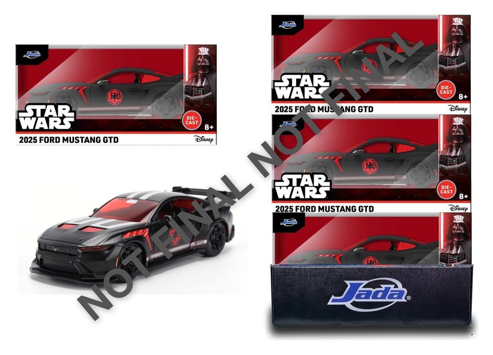 Star Wars Vehículo 1:32 Darth Vader 2005 Ford Mustang GTD Surtido (6) Frikytopia