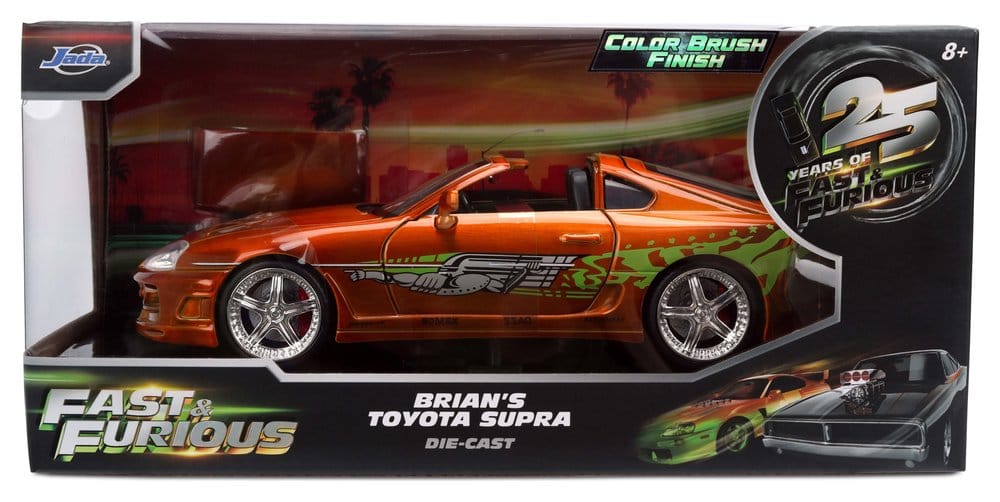 A Todo Gas Vehículo Diecast 1/24 Anniversary Toyota Supra 9 cm