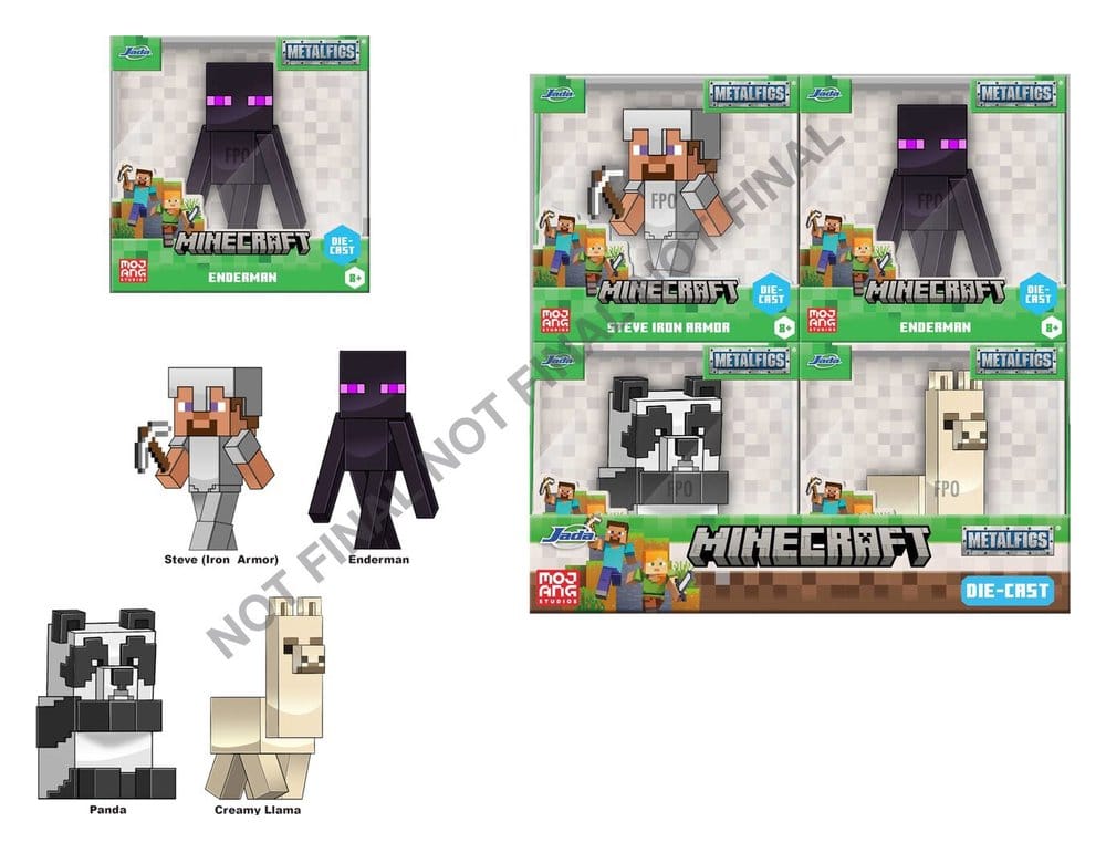 Minecraft Figuras Mini Wave 6 7 cm Expositor (12) Frikytopia