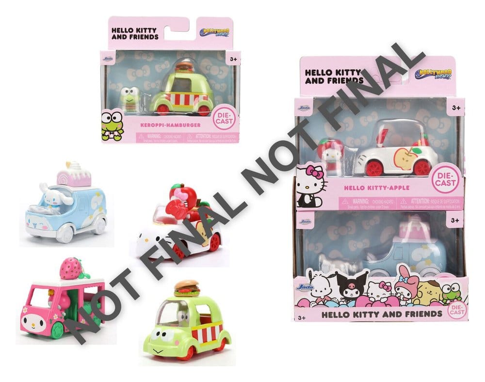 Sanrio Vehículos Diecast 1/55 Wave 1 Surtido (8) Frikytopia