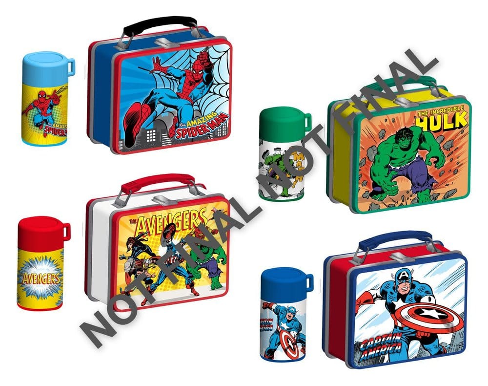 Marvel Lunch Time Collectibles Figuras Mini 6 cm Expositor (12) Frikytopia