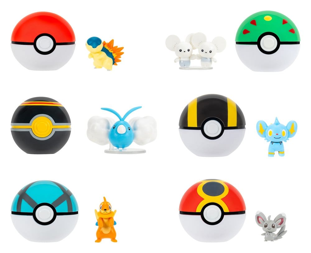 Pokémon Clip 'n' Go Minifiguras Poké Balls ver. 23 Surtido (6)