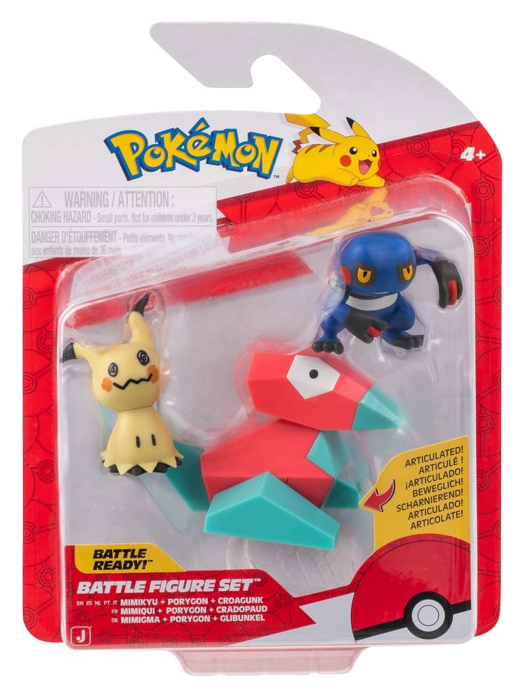 Pokémon Battle Figure Figuras 3-Pack ver. 25 Surtido (4)