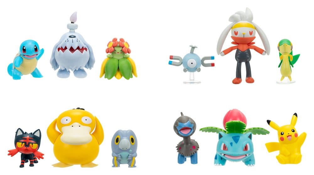 Pokémon Battle Figure Figuras 3-Pack ver. 29 Surtido (4)