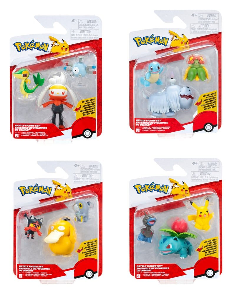Pokémon Battle Figure Figuras 3-Pack ver. 29 Surtido (4)