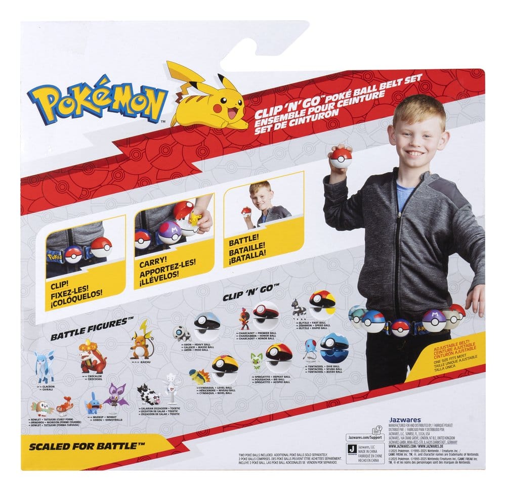 Pokémon Clip 'n' Go Cinturón Set ver. 19 Surtido (4)