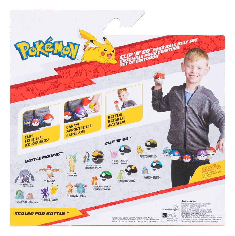 Pokémon Clip 'n' Go Cinturón Set ver. 20 Surtido (4)