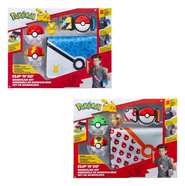 Pokémon Clip 'n' Go Bandolera Set ver. 6 Surtido (4) Frikytopia