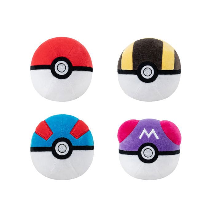 Pokémon Peluche Pokeball Versão 1 10 cm Sortido (6) Frikytopia