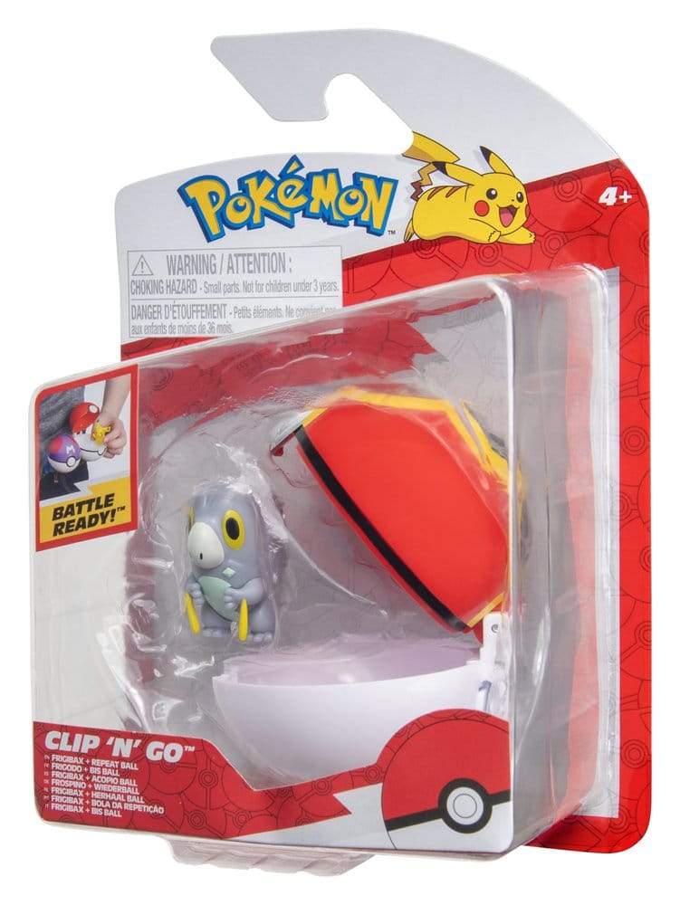 Pokémon Clip 'n' Go Figura de Acción Wave 21 Frigibax & Acopio Ball