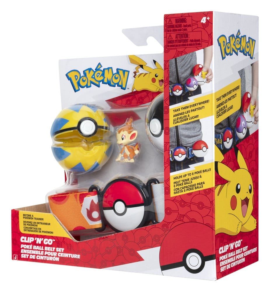 Pokémon Clip 'n' Go Set de Cinturón Chimchar