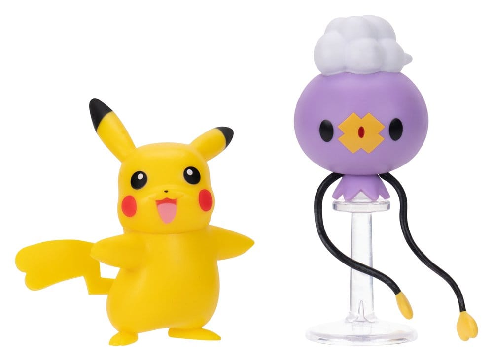 Pokémon Battle Figure Figuras 2-Pack Drifloon & Pikachu Frikytopia