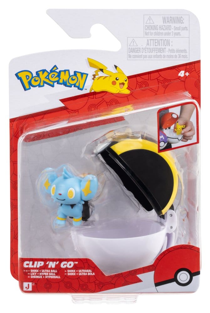 Pokémon Clip 'n' Go Figura de Acción Shinx & Ultra Ball