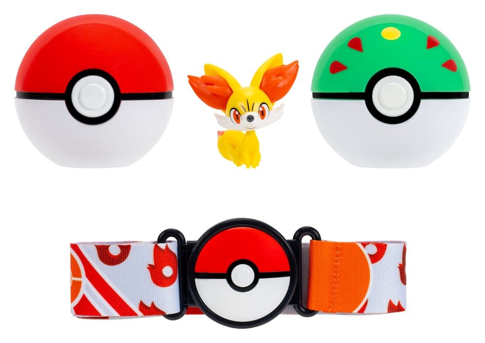 Pokémon Juguete Clip 'n' Go Cinturón Set Fennekin Frikytopia