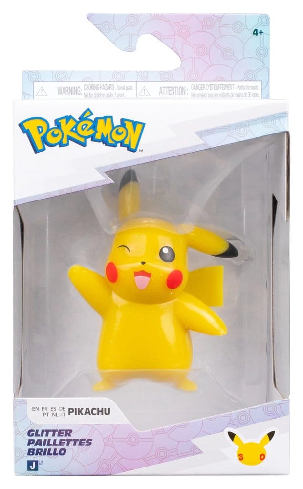 Pokémon Battle Figure Figura Pikachu (30th Anniversary Glitter) 8 cm