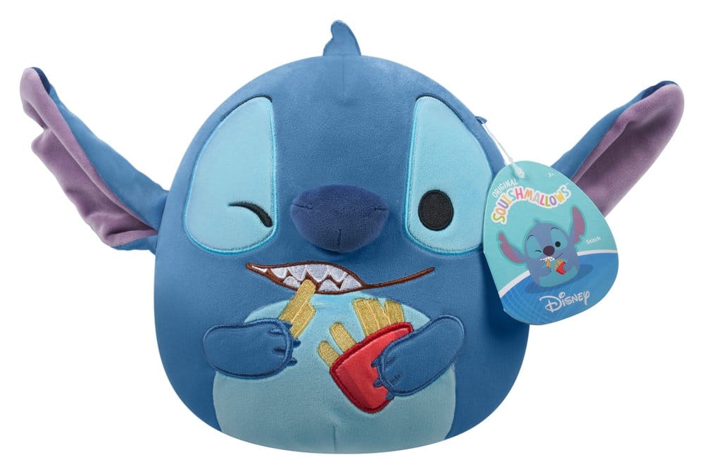 Squishmallows Peluche Stitch (Sosteniendo Patatas Fritas) 20 cm