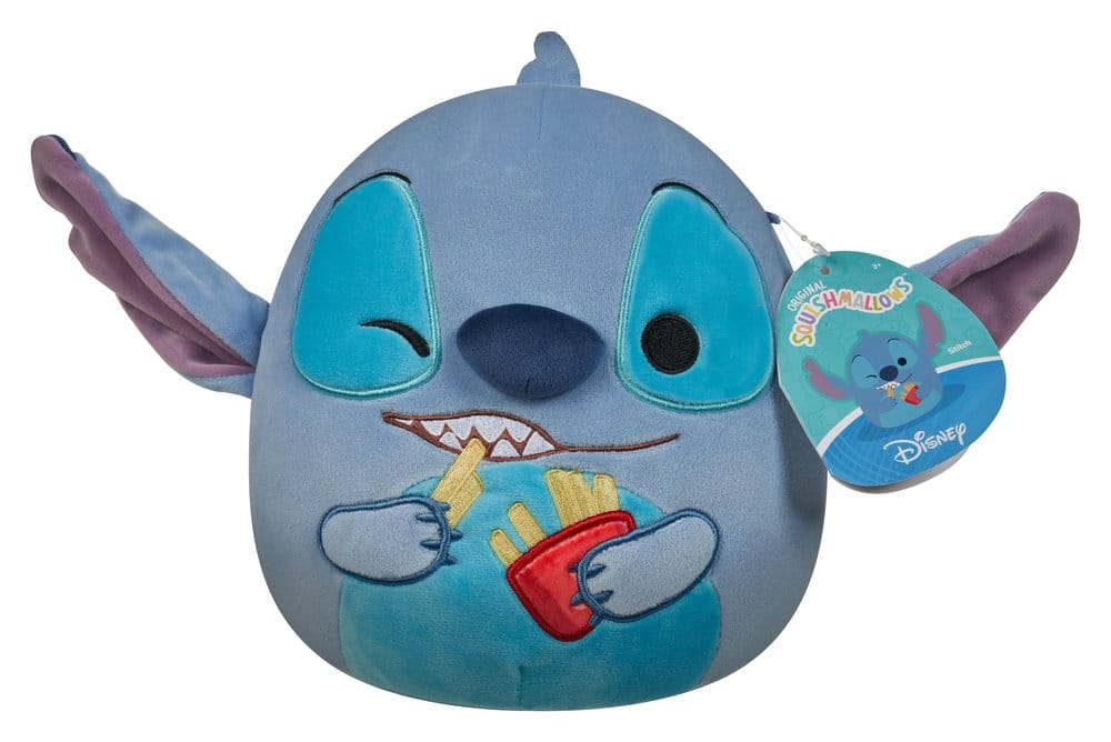 Squishmallows Peluche Stitch (Sosteniendo Patatas Fritas) 20 cm