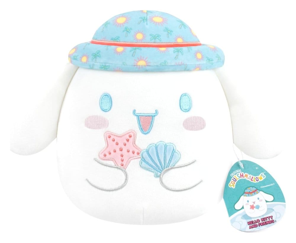 Sanrio Squishmallow Peluche Hello Kitty and Friends Seize the Moment Cinnamoroll Hat 20 cm Frikytopia