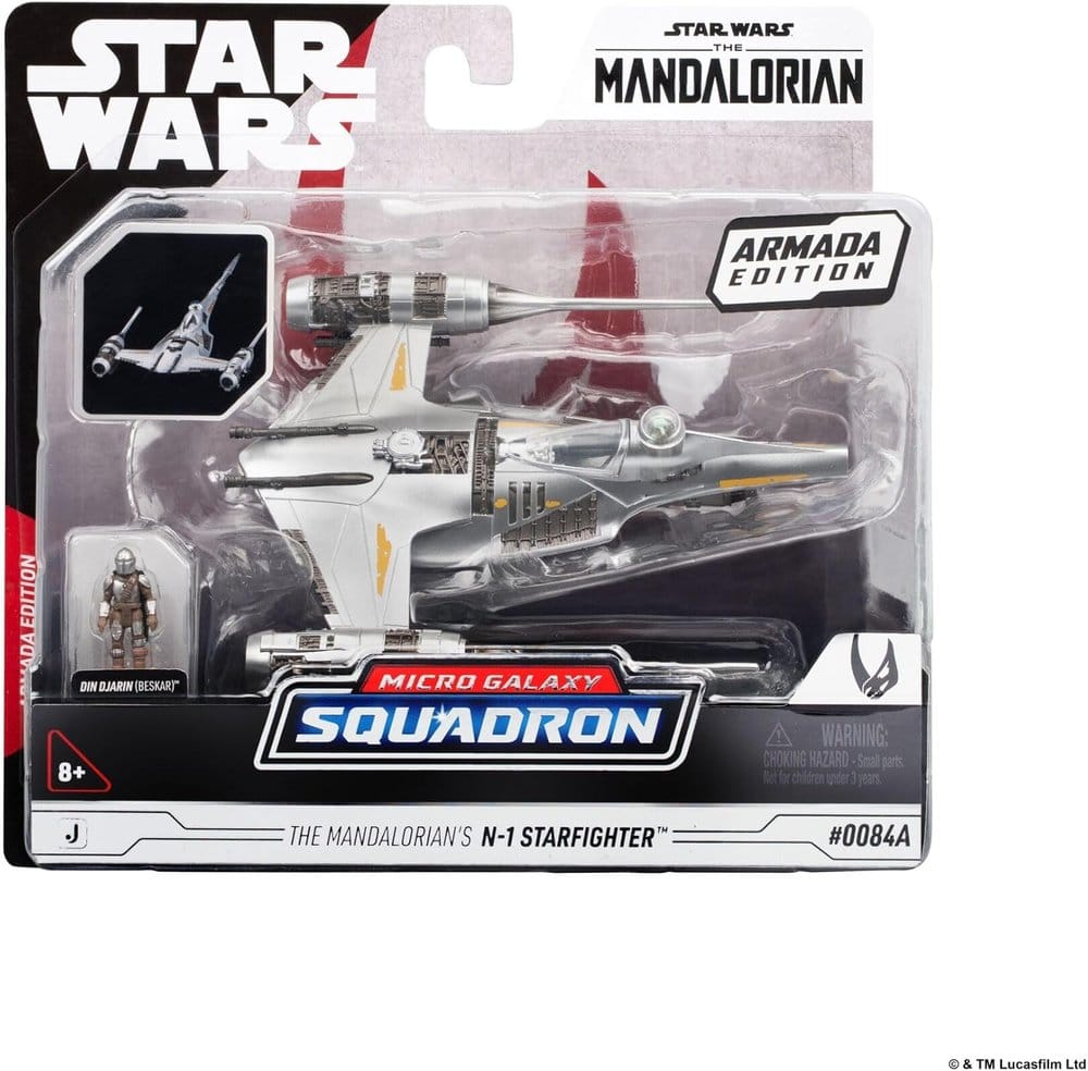 Star Wars Vehículo Mediano N1 with Mando 13 cm