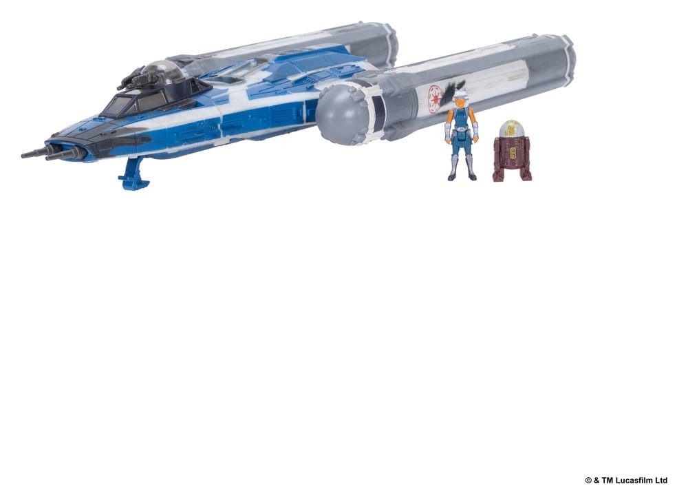 Star Wars Vehículo Mediano & Figura set BTL-B Ala-Y & Ahsoka & R7-A7