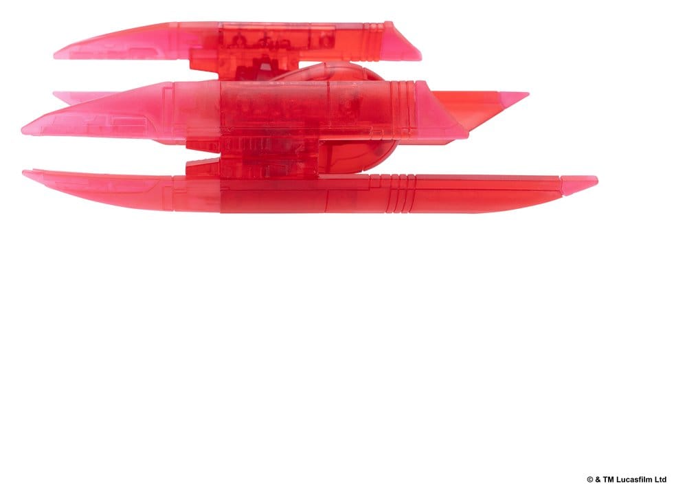 Star Wars Vehículo Mediano & Figura set Bombardero Hiena (Holograma Rojo) & Droide de Batalla (Chase)