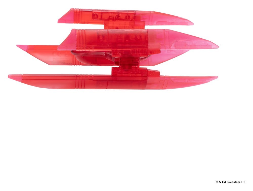 Star Wars Vehículo Mediano & Figura set Bombardero Hiena (Holograma Rojo) & Droide de Batalla (Chase)