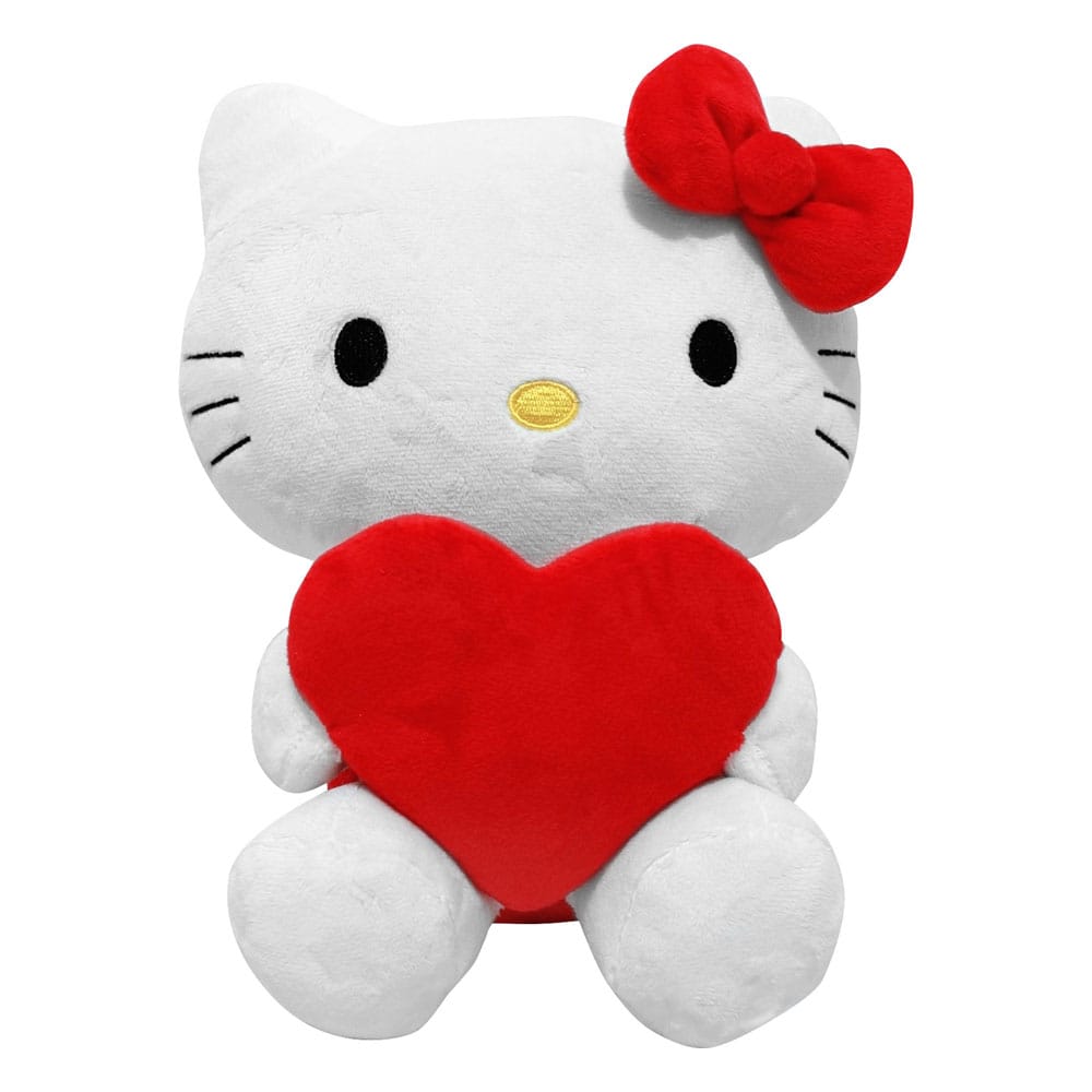 Sanrio Peluche Hello Kitty Heart 14 cm Frikytopia