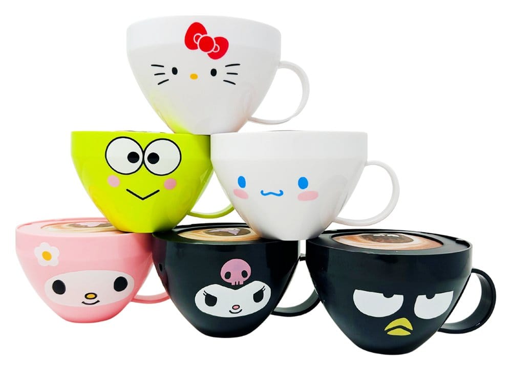 Sanrio Squishy Figuras Hello Kitty Cappuccino Expositor (8)