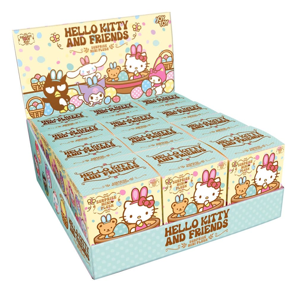Sanrio Mini Peluches Hello Kitty and Friends Easter 12 cm Blind Box Expositor (12) Frikytopia