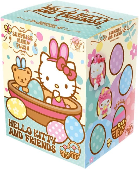 Sanrio Mini Peluches Hello Kitty and Friends Easter 12 cm Blind Box Expositor (12)