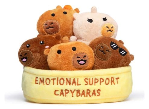 Relatable Emotional Support Peluche Capybaras Frikytopia