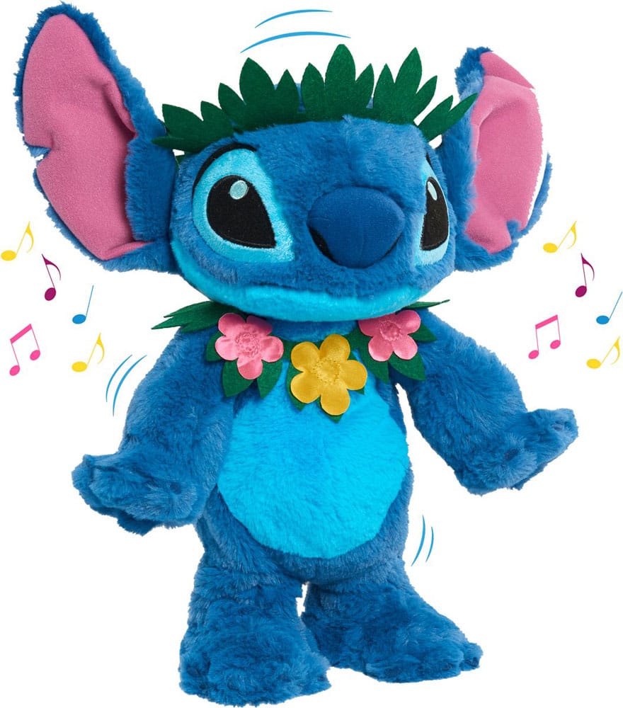 Lilo & Stitch Figura de peluche Función de baile y canto Stitch 38 cm Frikytopia