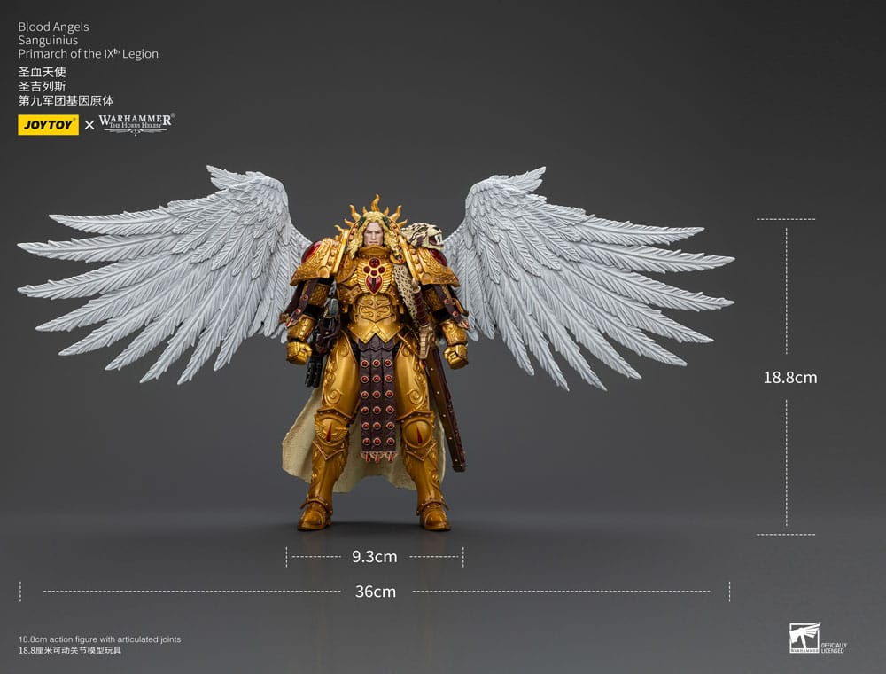 Warhammer The Horus Heresy Figura 1/18 Blood Angels Sanguinius Primarch of the IXth Legion 19 cm