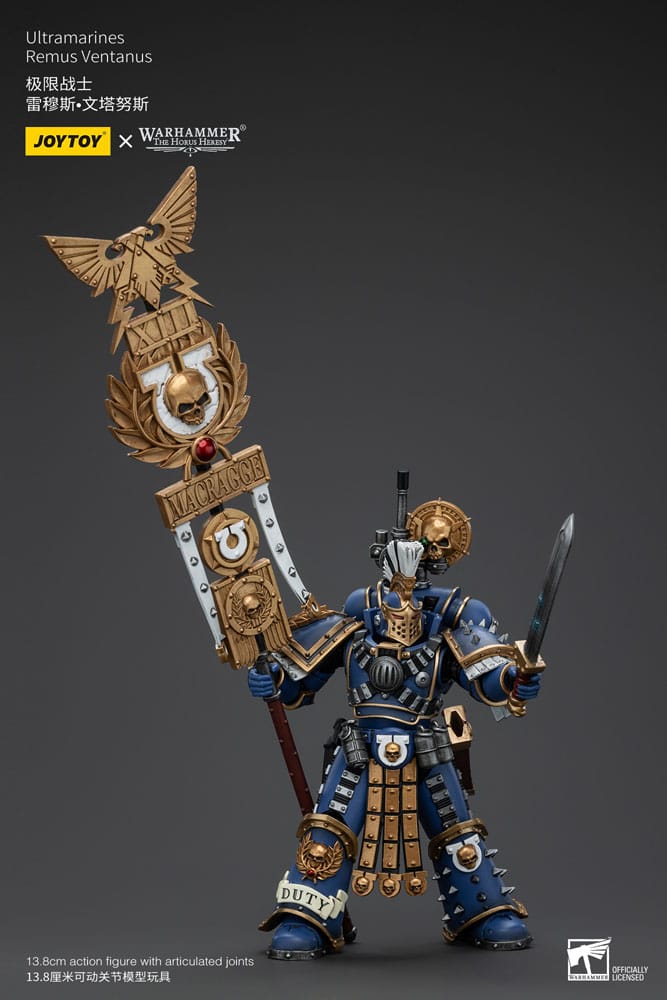 Warhammer The Horus Heresy Figura 1/18 Ultramarines Remus Ventanus 14 cm