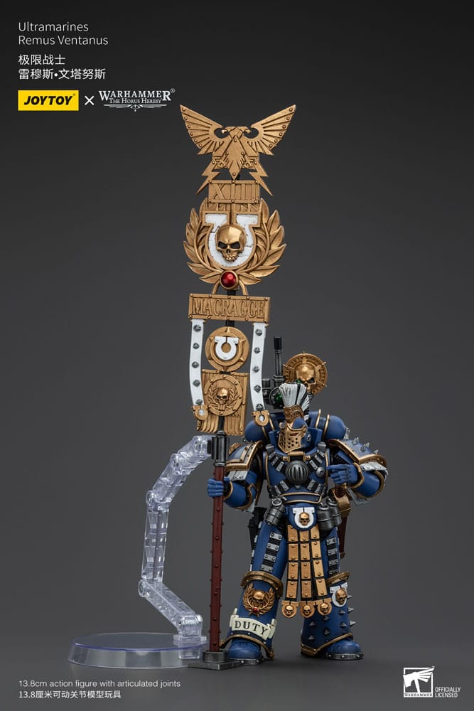 Warhammer The Horus Heresy Figura 1/18 Ultramarines Remus Ventanus 14 cm