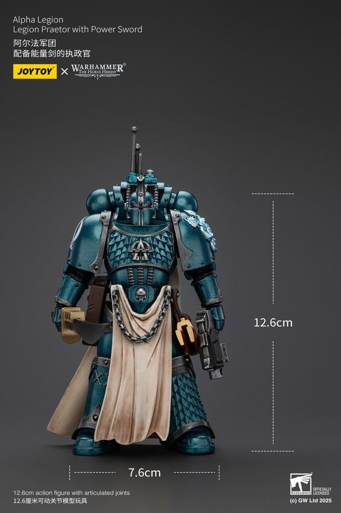 Warhammer The Horus Heresy Figura Alpha Legion Praetor with Power Sword 13 cm