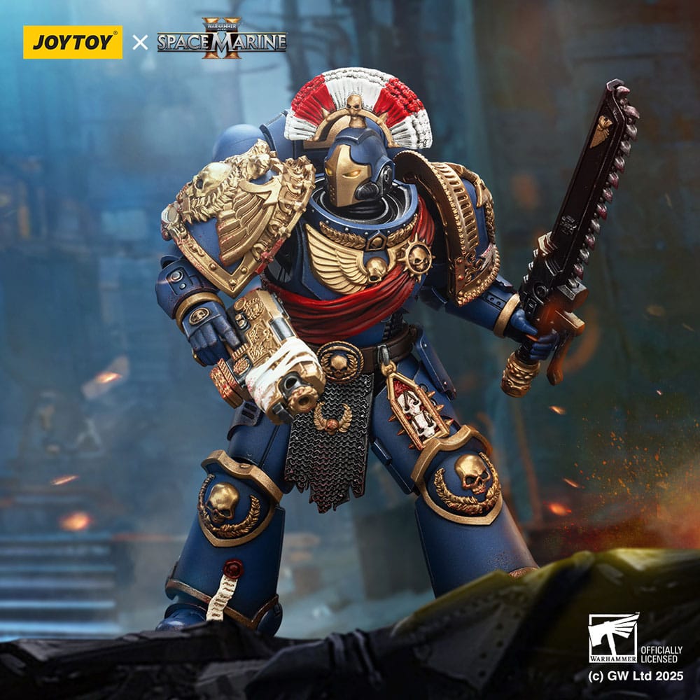Warhammer 40,000: Space Marine 2 Figura Ultramarines Relic Secundus Armour 20 cm