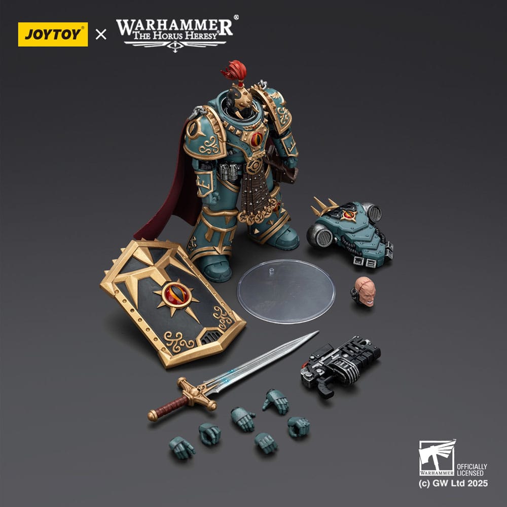 Warhammer The Horus Heresy Figura Sons of Horus Little Horus Aximand Captain of the 5th Company 20 cm