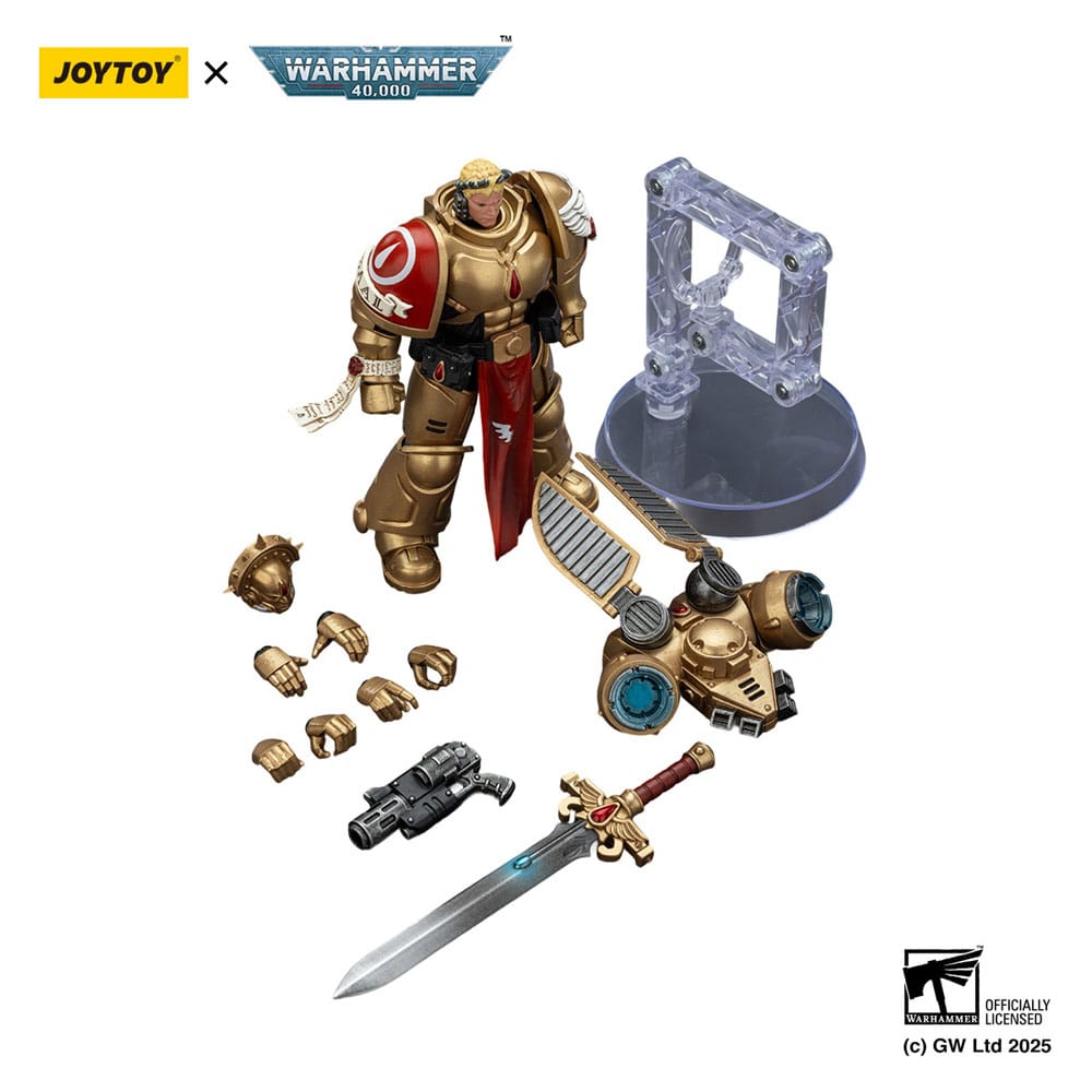 Warhammer 40,000: Combat Patrol Blood Angels Figura Sanguinary Guard 1 with Inferno Pistol and Encarmine Blade 20 cm