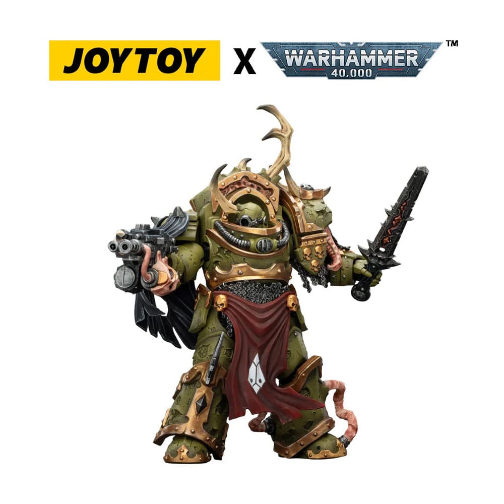 Warhammer 40,000 Figura Death Guard Blightlord Terminator 3 with Combi-bolter and Bubotic Blade 14 cm Frikytopia