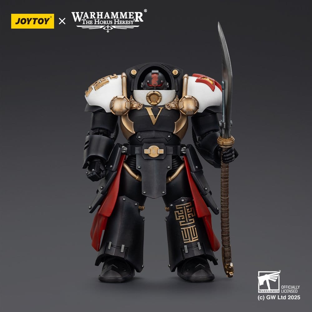 Warhammer The Horus Heresy Figura White Scars Ebon Keshig Terminator 1 with Power Glaive 13 cm