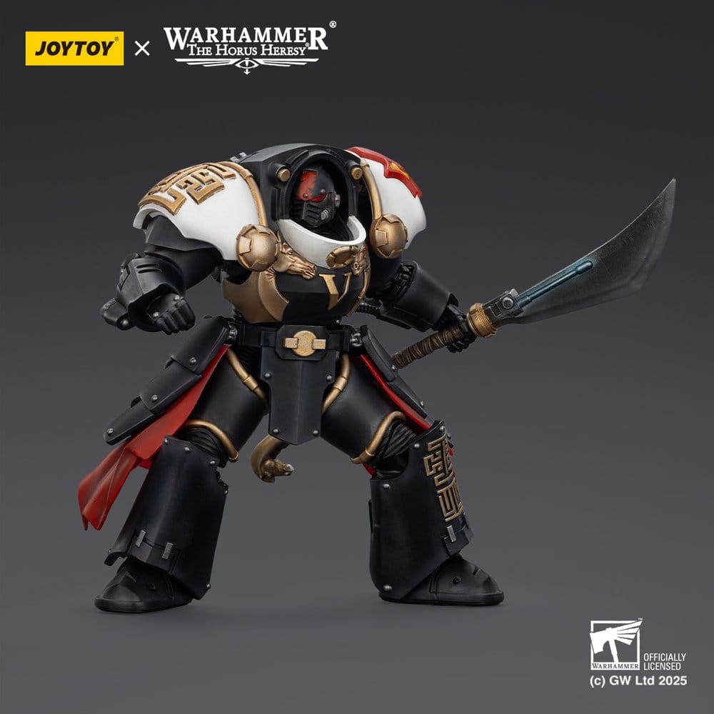 Warhammer The Horus Heresy Figura White Scars Ebon Keshig Terminator 1 with Power Glaive 13 cm