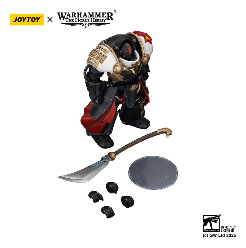 Warhammer The Horus Heresy Figura White Scars Ebon Keshig Terminator 1 with Power Glaive 13 cm
